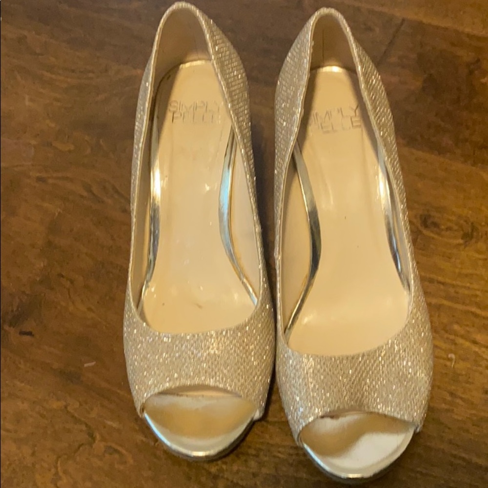 sparkly wedges
